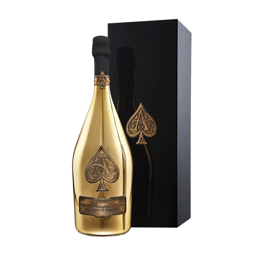 ARMAND DE BRIGNAC CHAMPAGNE BRUT GOLD 75CL IN GIFT BOX