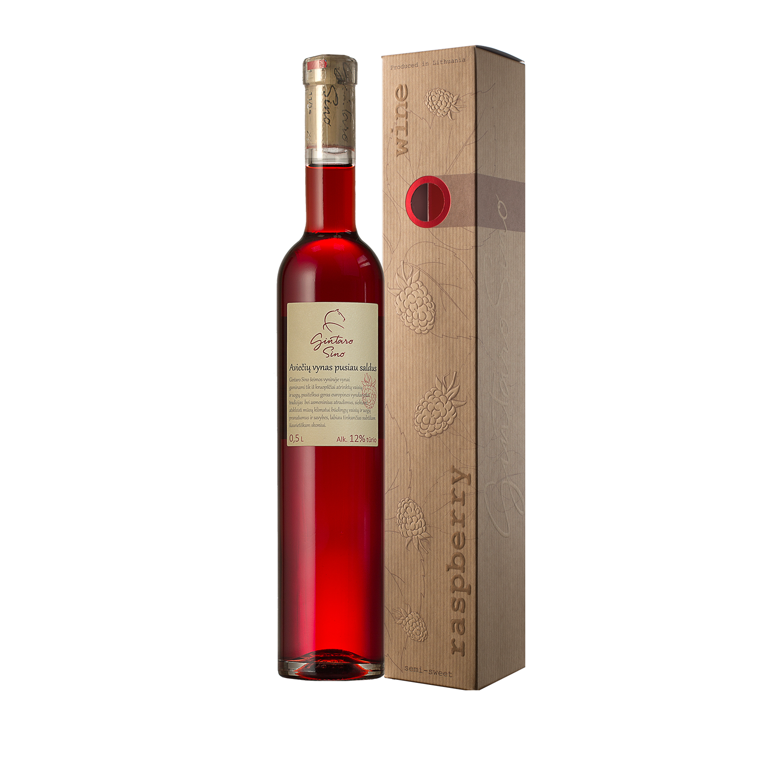 Red shop raspberry wine